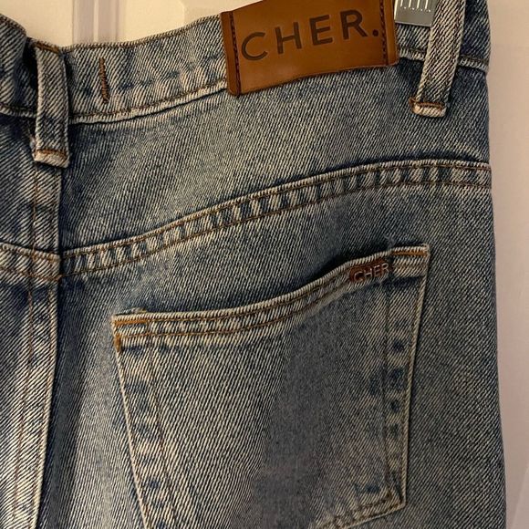 CHER wide leg ankle jeans size 28 - Picture 14 of 14